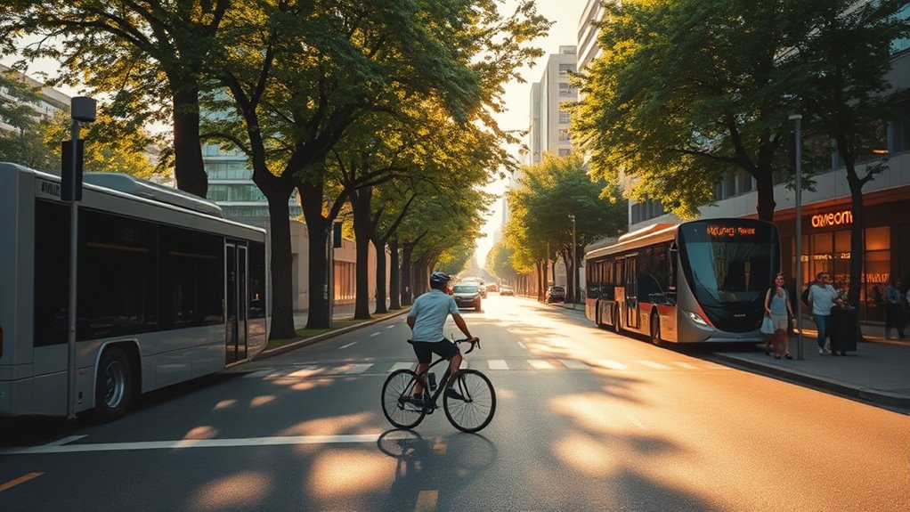 peaceful mindful traffic journey