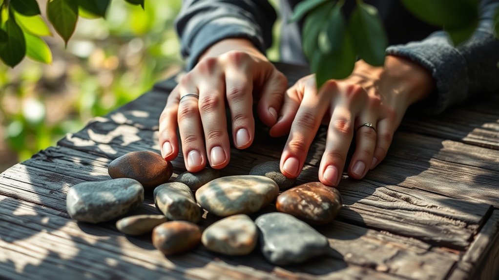 immediate calm through grounding