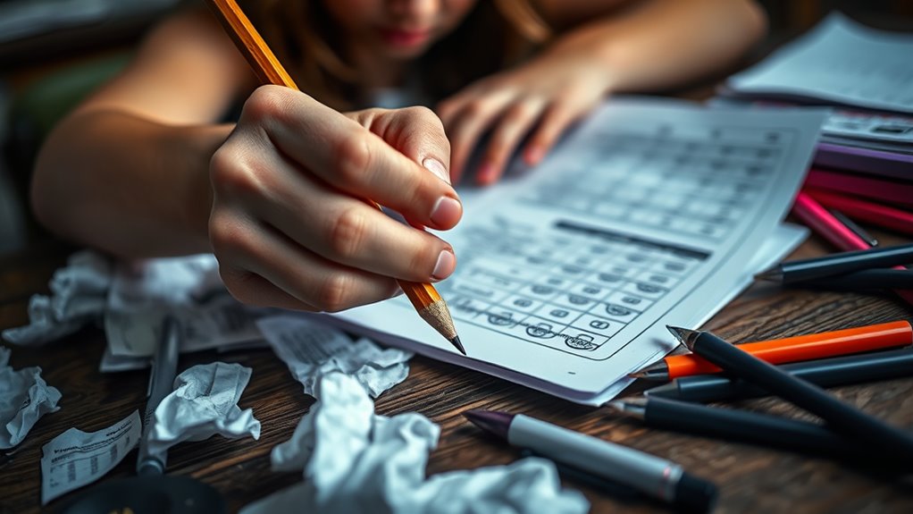 test anxiety and preparation