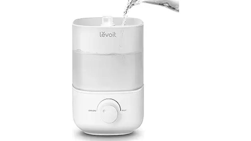 levoit bedroom humidifier tank