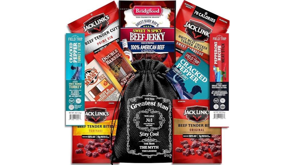 men s beef jerky gift basket