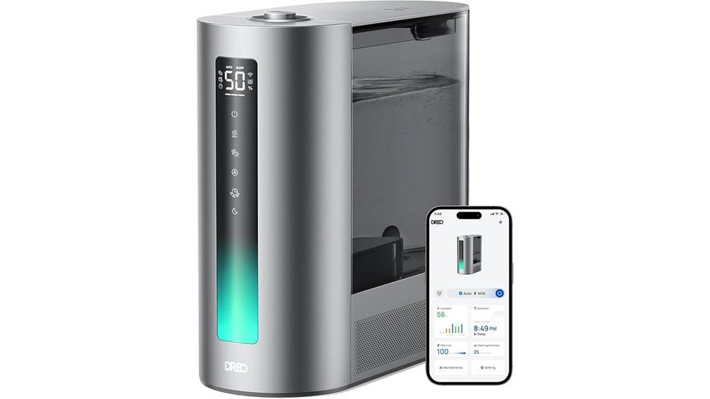 smart 6l humidifier with alexa