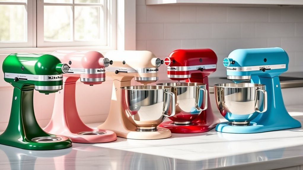 top 2025 mixer color choices
