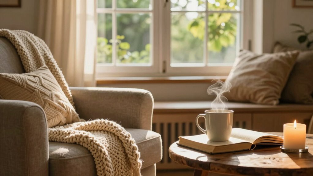 being present and comfortable