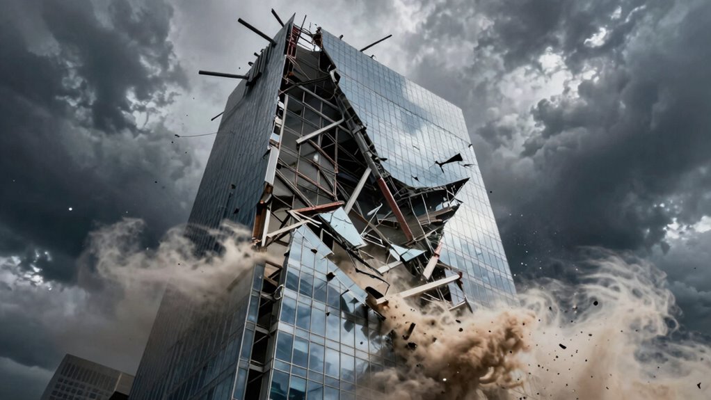 dreams of collapsing buildings