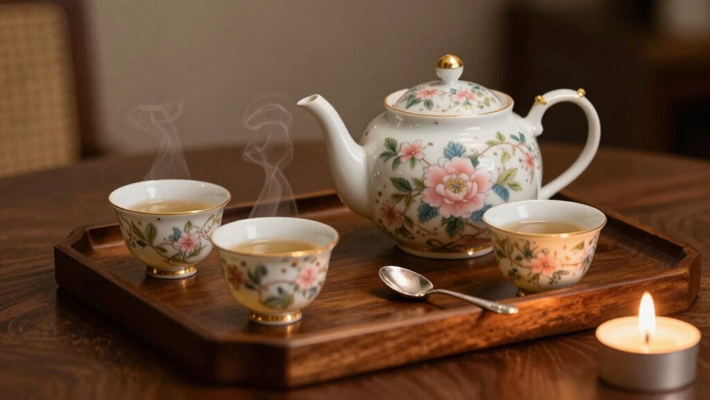 elegant evening tea sets