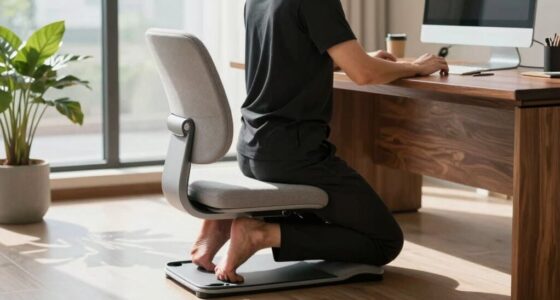 ergonomic kneeling desk chair
