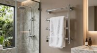 luxurious bathroom towel warmers