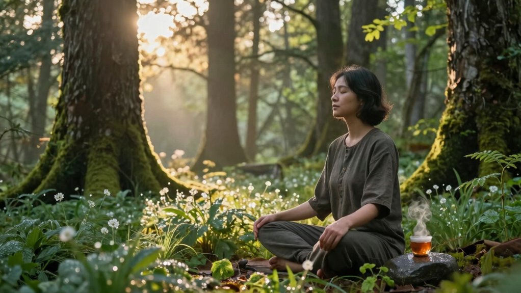 mindful breathing grounds awareness