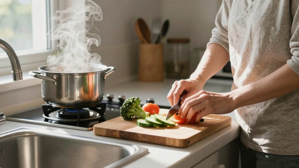 mindful cooking and cleaning