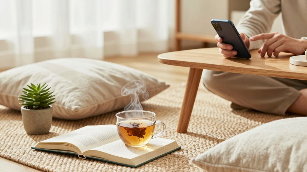 relaxed tech free experience
