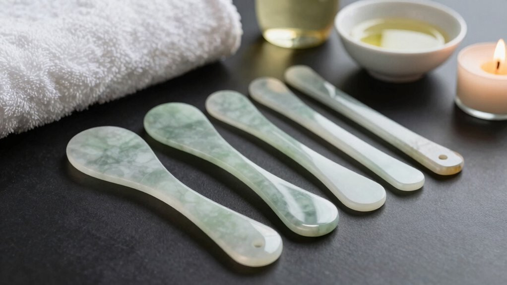 self care ritual with gua sha
