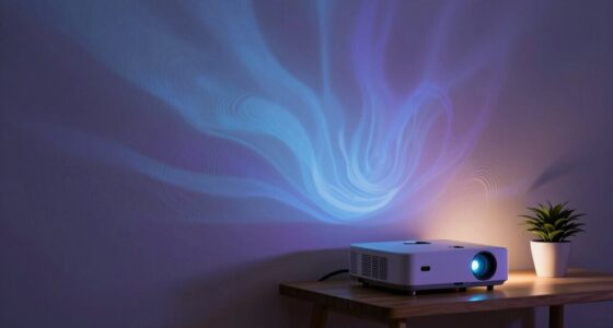 soothing ambient projection effects