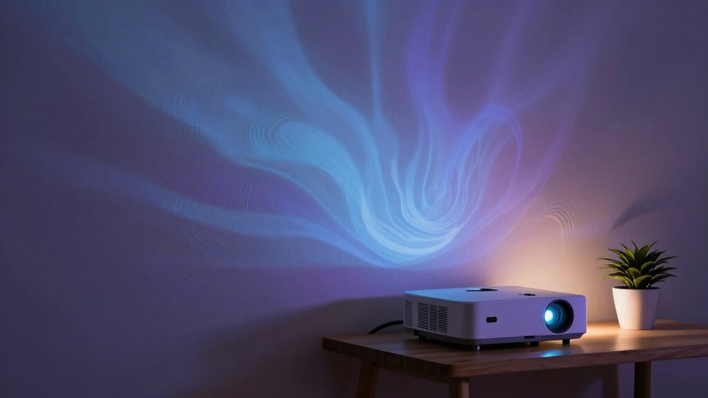 soothing ambient projection effects
