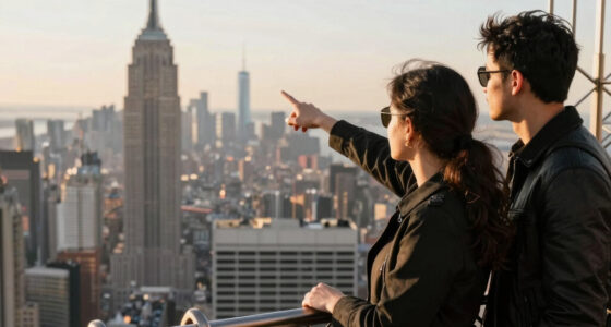 Couple On Empire State Building